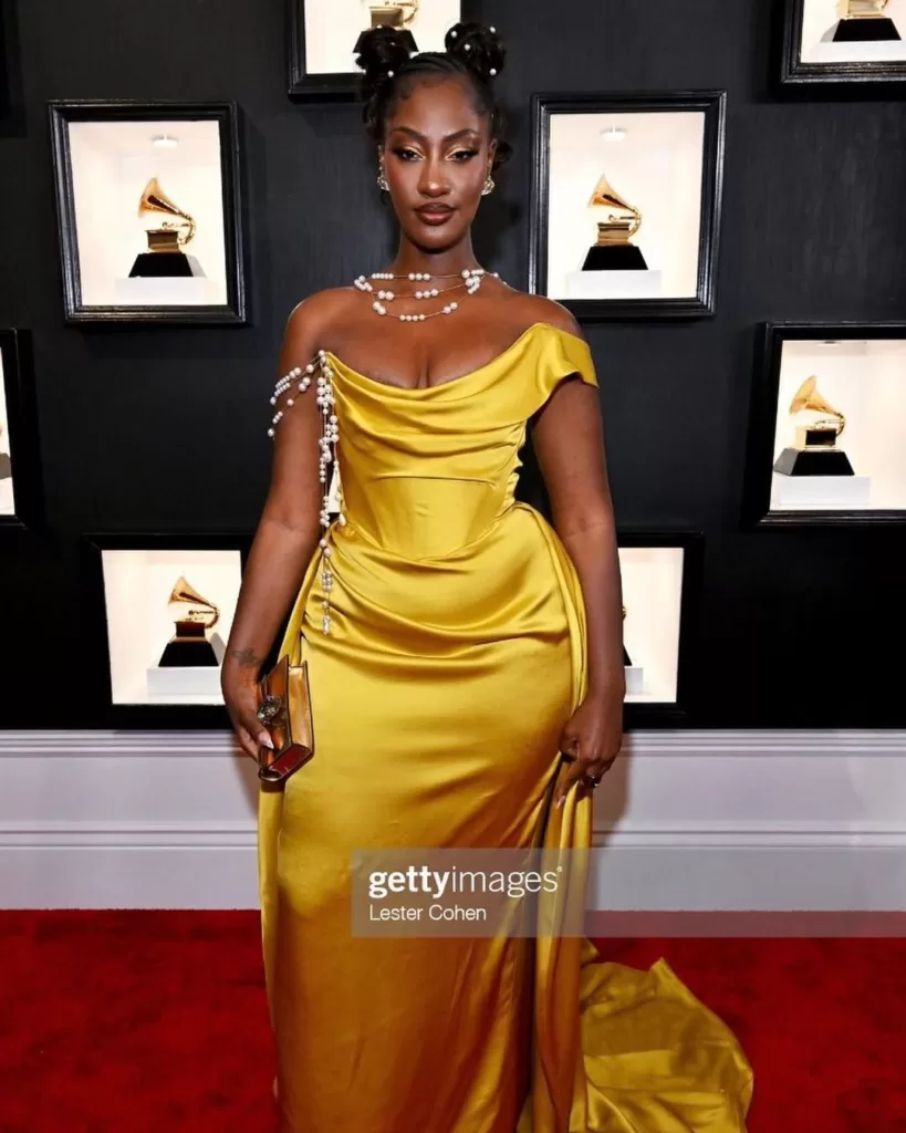 Tems at the Grammys 2023 [Getty Images]