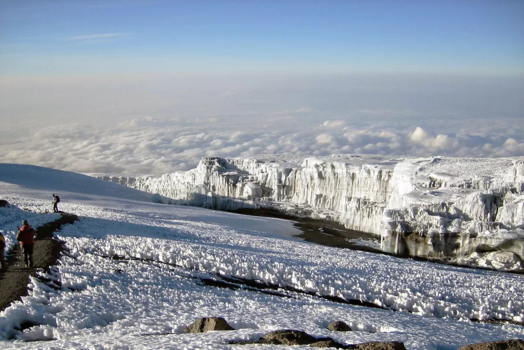 Snow in Tanzania