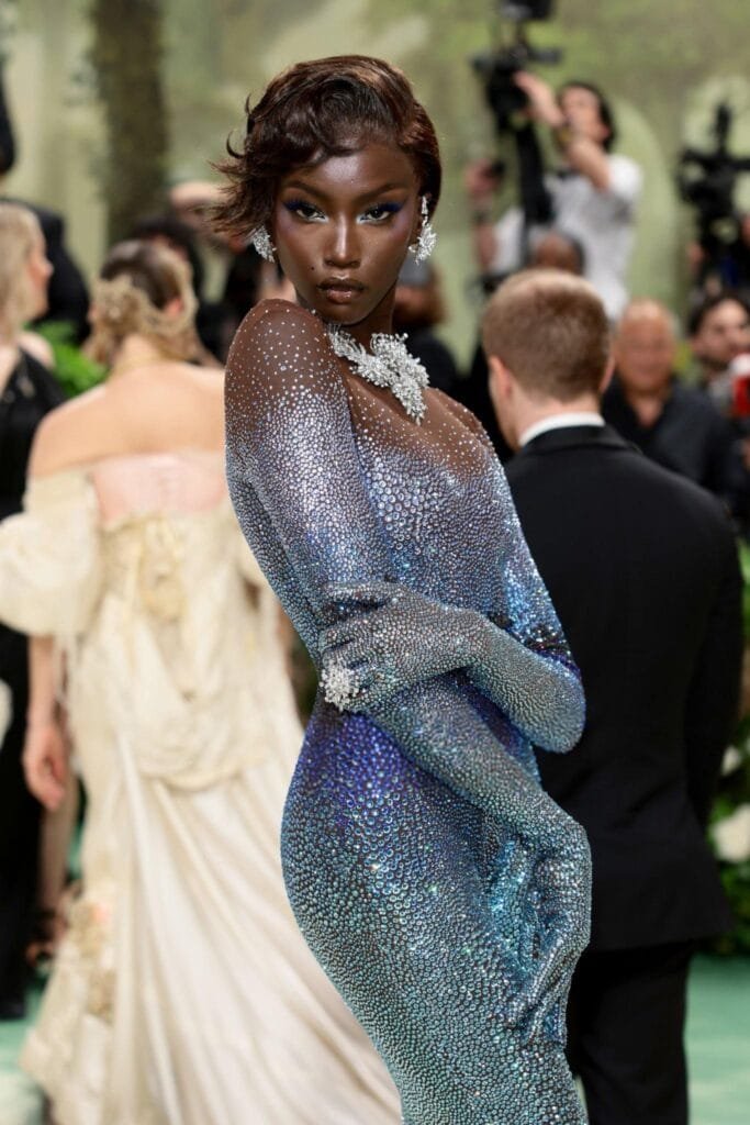 Met Gala 2024: Tyla, Adut Akech, Damson Idris, Other Africans Slay In Style 15 Anok Yai at Met Gala 2024