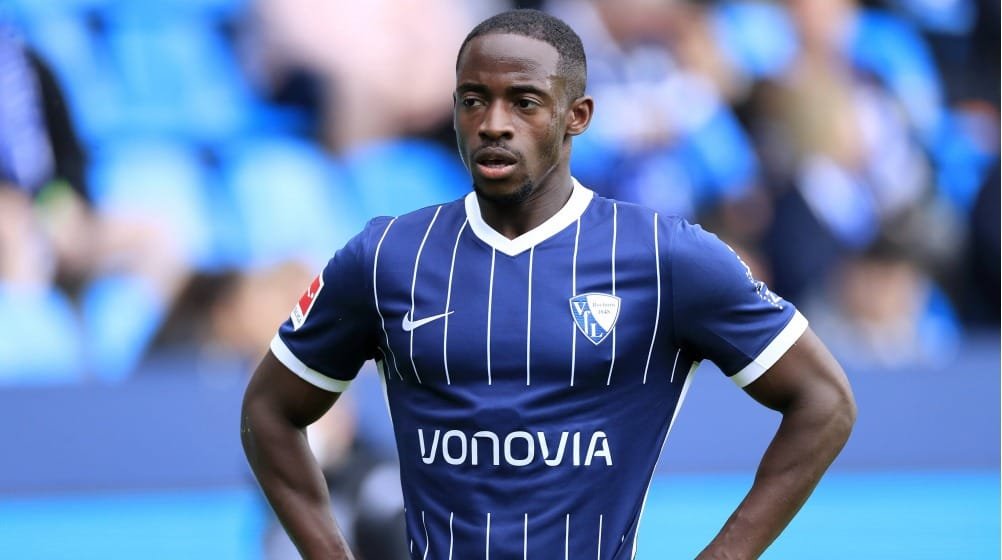 Top African Goal Scorers In Bundesliga 2023/2024 18 Christopher Antwi-Adjei in blue jersey