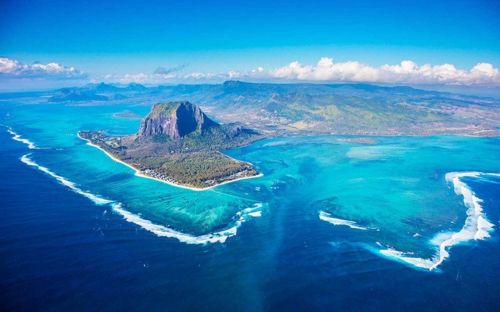Underwater Waterfall