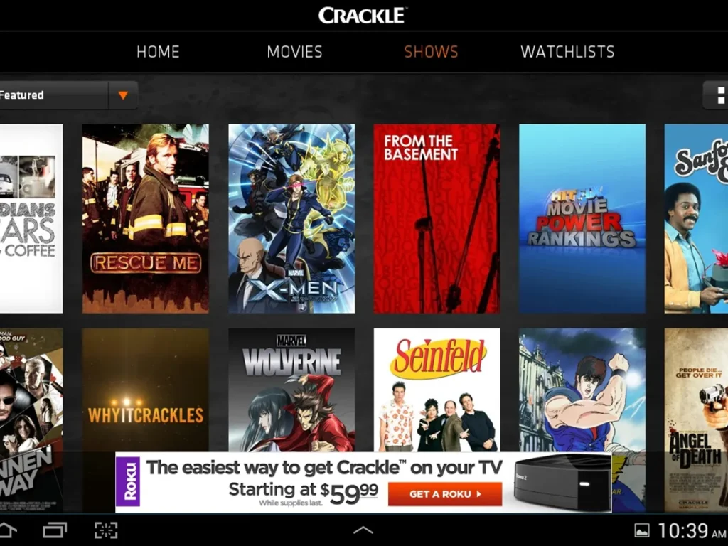 Top 10 Legal Apps To Watch Free Movies Online 12 Crackle