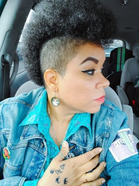 Frohawk for black women