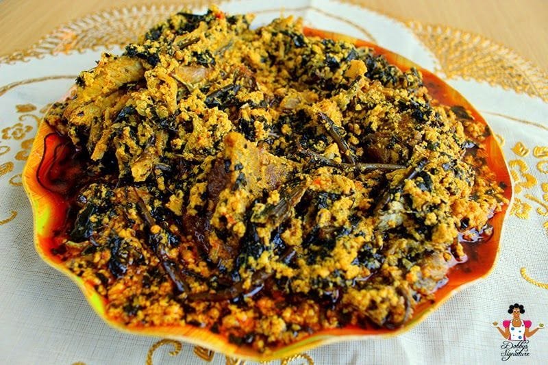 Egusi and Bitter Leaves 