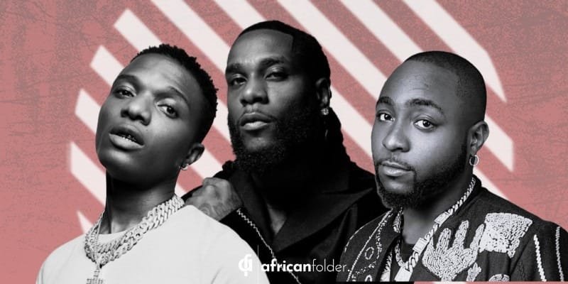 Sorry Rema, It’s Still A Big Three 12 Wizkid, Burna Boy and Davido