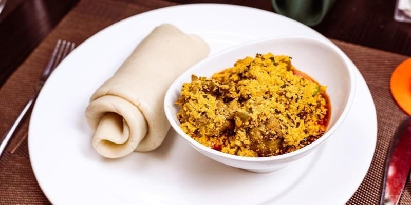 Egusi Soup and Swallow