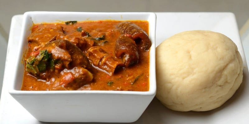 Ogbono Soup and Swallow