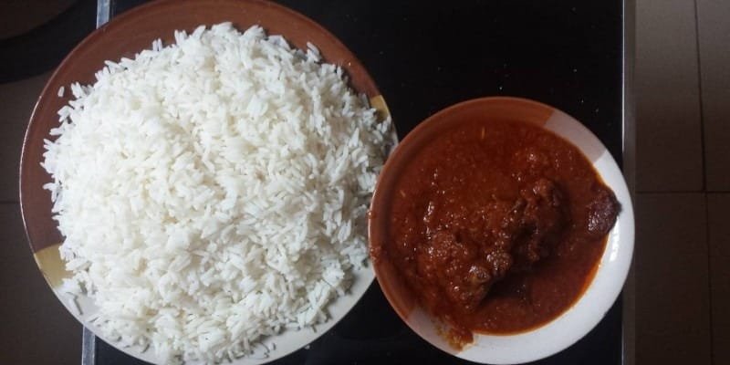 Nigerian Rice and Stew 