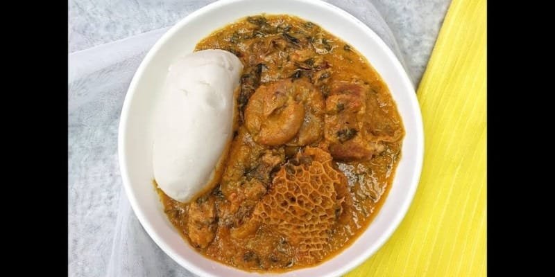 Tuwo Shinkafa and Kuka Soup 