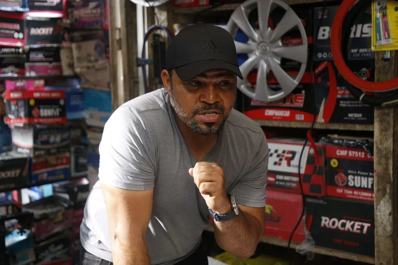 Tòkunbò Movie Review: Racing Against Time To Save Family 16 Ramsey Nouah on set as a director on Tòkunbò