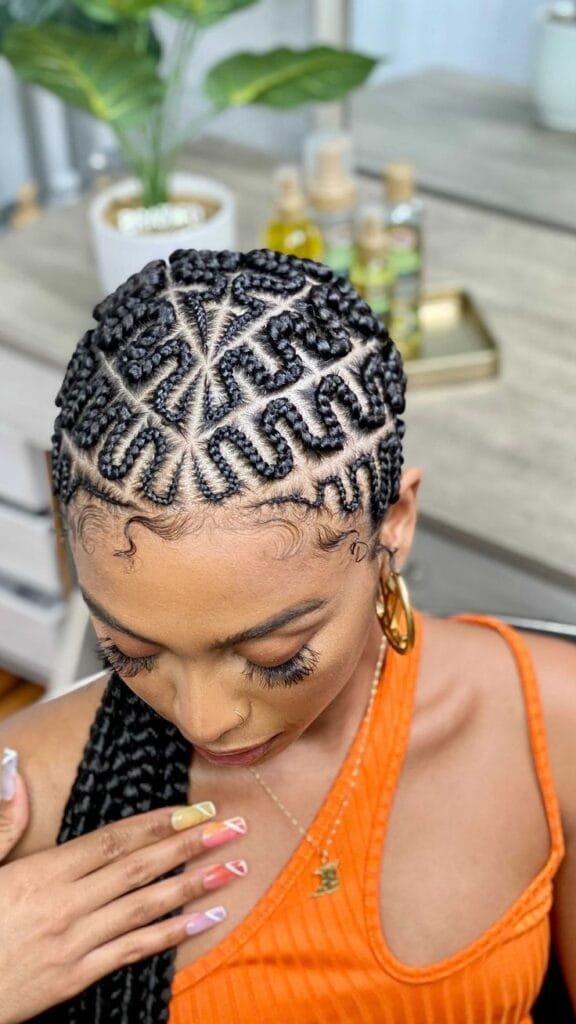 20 Ghana Weaving Styles You Should Try This Festive Season 43 Tiny Zig-zagging Ghana Weaving h