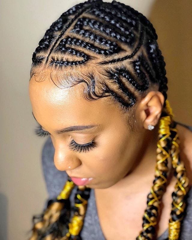 20 Ghana Weaving Styles You Should Try This Festive Season 42 Tiny Zig-zagging Ghana Weaving