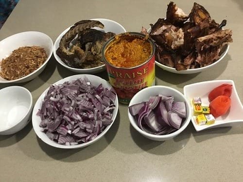 ghanaian palm nut soup