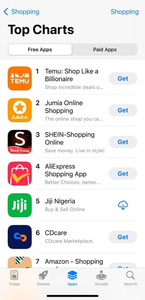 Temu Becomes The Most Downloaded App In Nigeria
