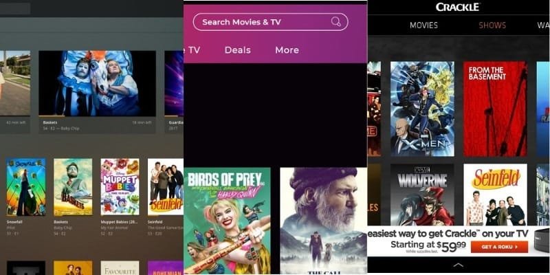 Here’s a list of the top legal apps to watch free movies online;