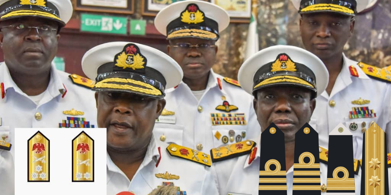 Nigerian Navy Ranks, symbols and salaries