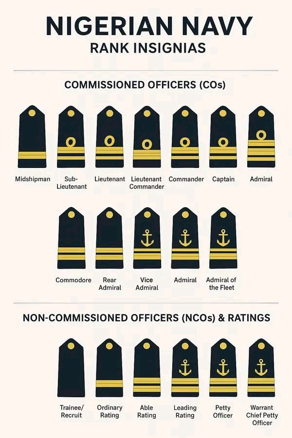 Nigerian Navy Ranks, Symbols, And Salaries 2025: Everything You Need To Know 15 Nigerian Navy Ranks
