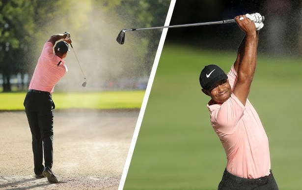 The playing style of Tiger Woods