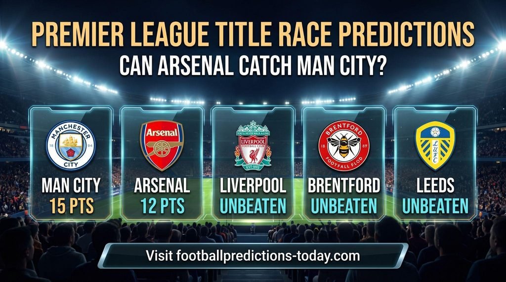 Premier League Title Race Predictions: Can Arsenal Catch Man City After The International Break?