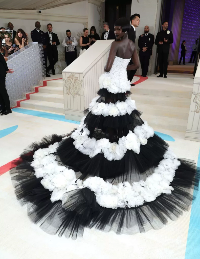 From Tems To Skepta: Africans At Met Gala 2023 Steal The Show With Diverse Styles 19 Adut Akech at Met Gala 2023