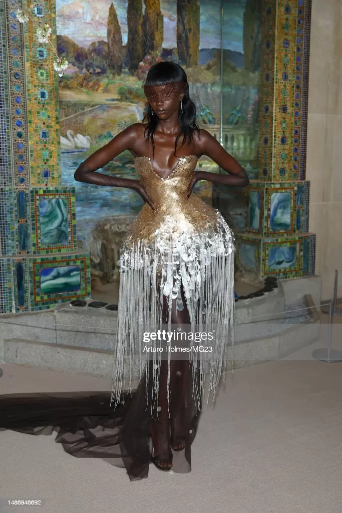 From Tems To Skepta: Africans At Met Gala 2023 Steal The Show With Diverse Styles 13 Anok Yai at Met Gala 2023