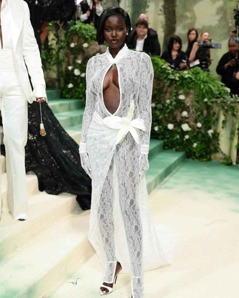 Met Gala 2024: Tyla, Adut Akech, Damson Idris, Other Africans Slay In Style 17 Adut Akech met gala 2024