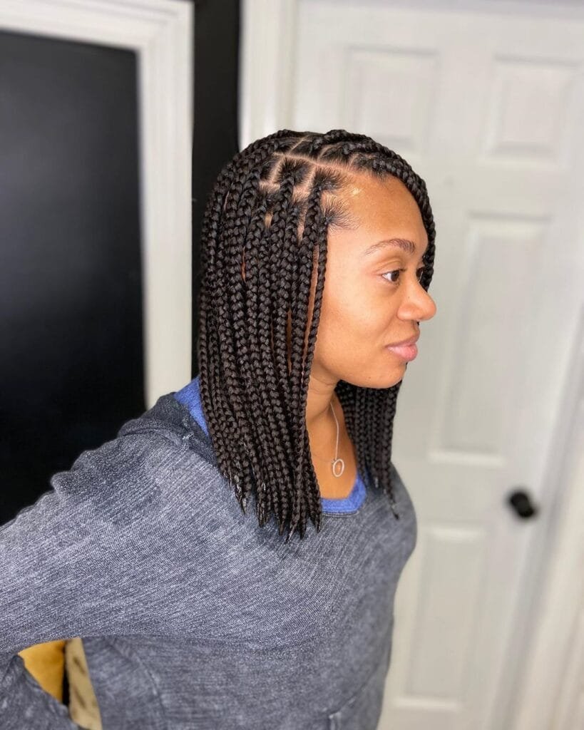 Knotless Braids for Short Hair