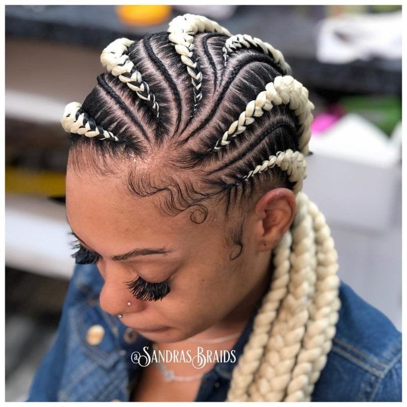 20 Ghana Weaving Styles You Should Try This Festive Season 15 Big Cornrows