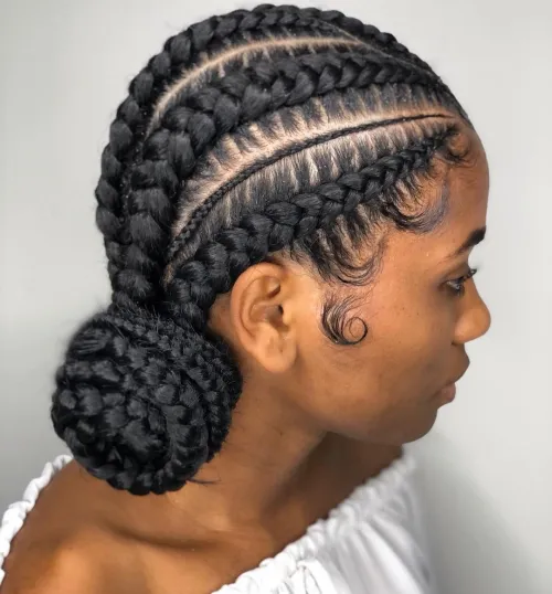 20 Ghana Weaving Styles You Should Try This Festive Season 14 Big Cornrows