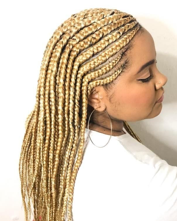 20 Ghana Weaving Styles You Should Try This Festive Season 45 Blond Tiny Ghana Weaving