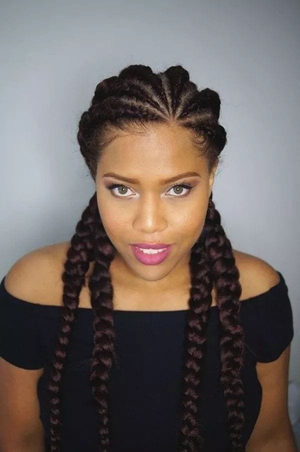 20 Ghana Weaving Styles You Should Try This Festive Season 40 Extra-large Ghana Weaving Braids
